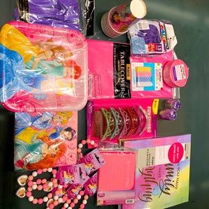 Princess themed birthday party pack